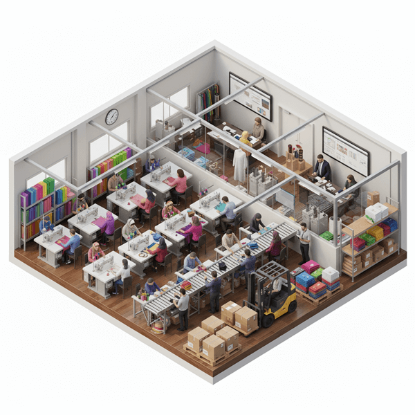 نرم افزار حسابداری تولیدی لباس و پارچه